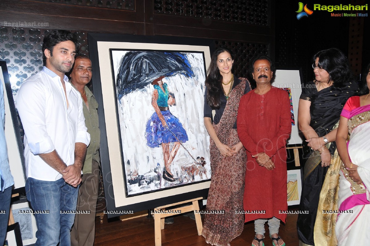 Hari Srinivas Painting Exhibition at Novotel