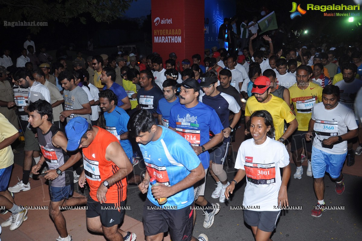 Airtel Hyderabad Marathon 2012