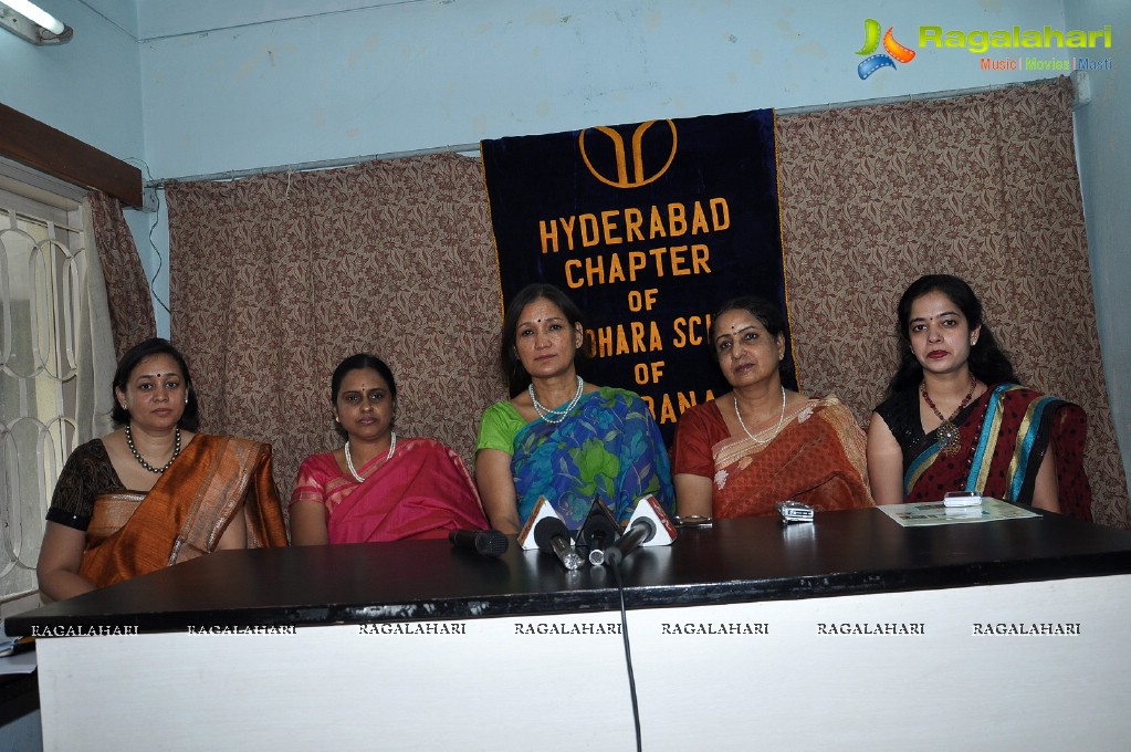 Hyderabad Ohara School of Ikebana Press Meet