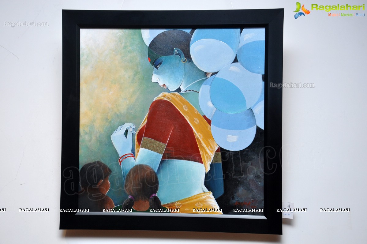 Rustic Tales-2, An Art Exhibition by Agacharya at Beyond Coffee