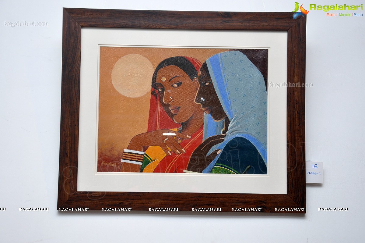 Rustic Tales-2, An Art Exhibition by Agacharya at Beyond Coffee