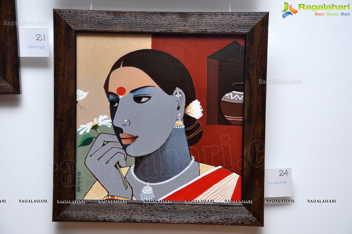 Rustic Tales-2, An Art Exhibition by Agacharya at Beyond Coffee