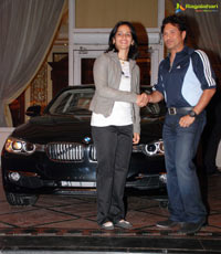 Saina Nehwal BMW Sachin Tendulkar