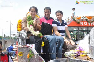 Saina Nehwal back from London Olympics 2012