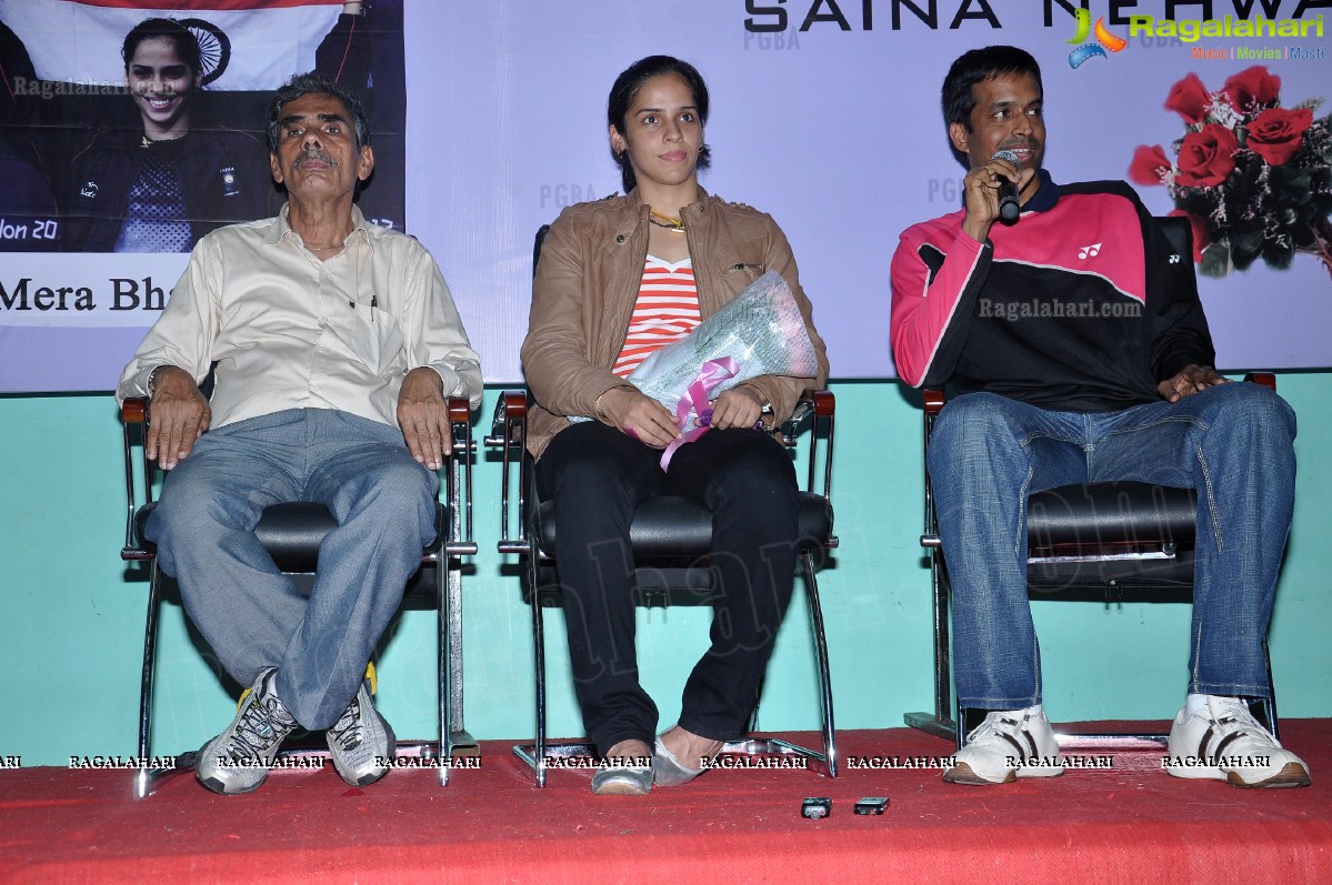 Saina Nehwal Homecoming Welcome Rally by PGBA