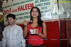 Sanjjanaa visits Hyderabad Sarvi Bakers and Restaurants