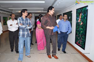 Suman at Snehalatha Painting Exhibition