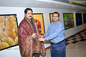 Suman at Snehalatha Painting Exhibition