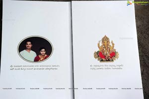 Balakrishna's 2nd daughter Tejaswini Marriage Card