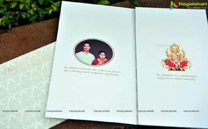 Balakrishna's 2nd daughter Tejaswini Marriage Card
