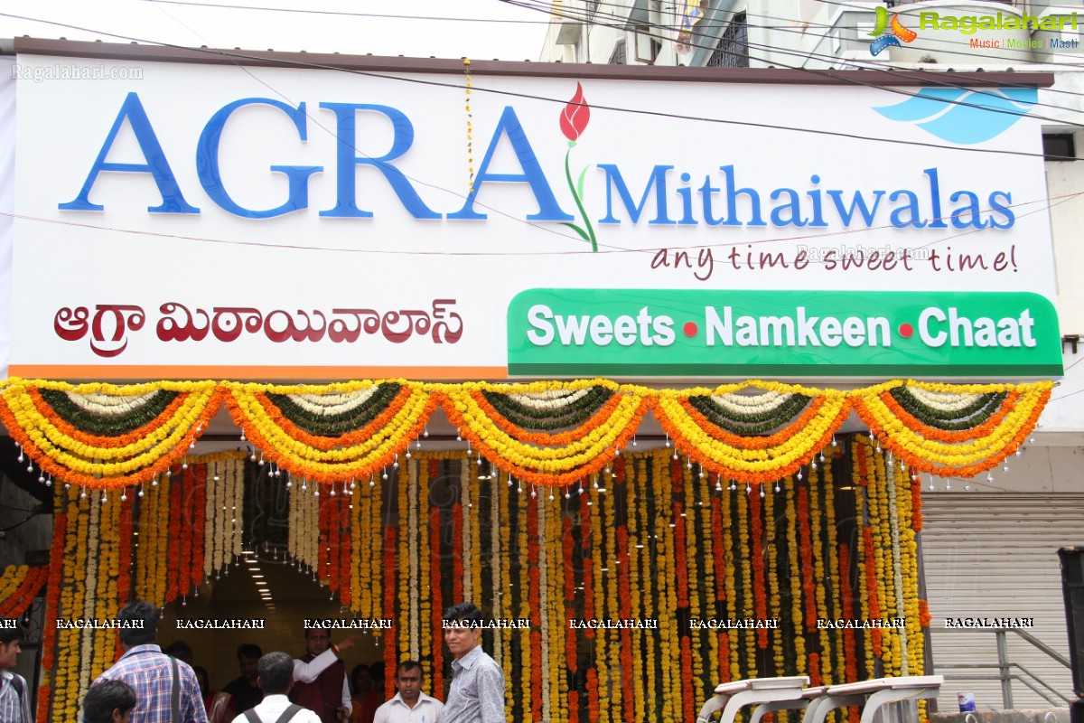 Payal Ghosh launches Agra Mithaiwalas at Chandanagar, Hyderabad