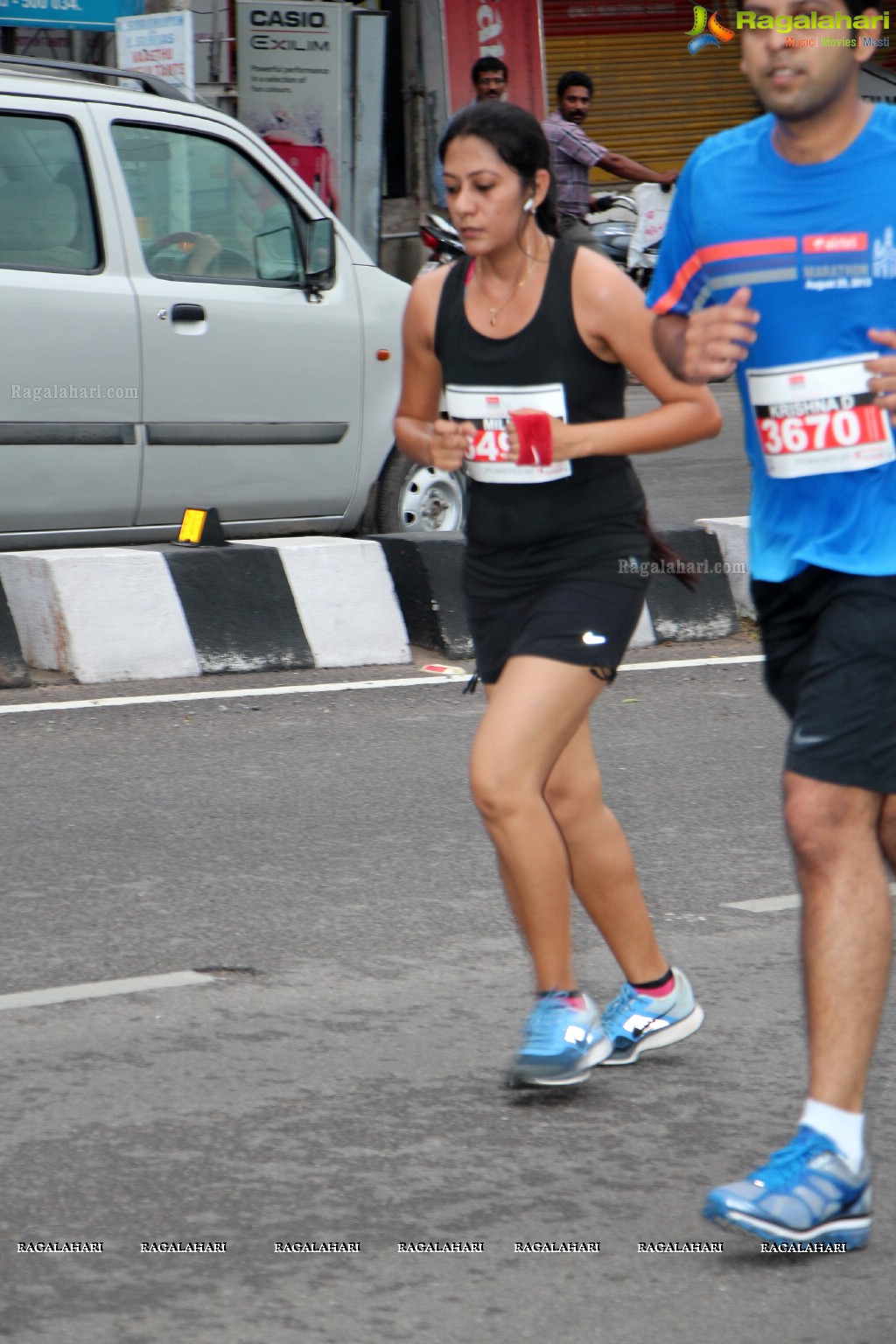 Airtel Hyderabad Marathon 2013