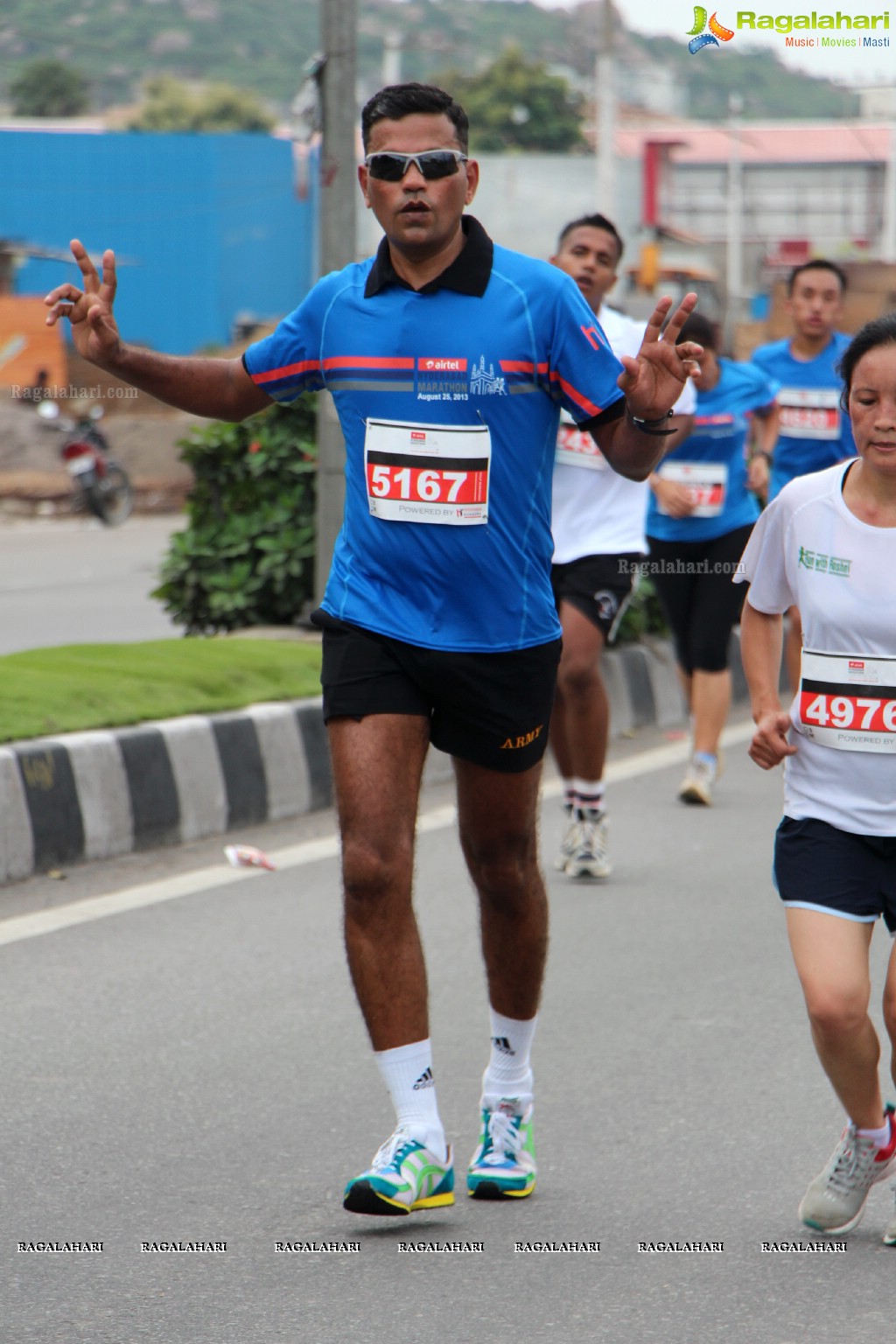 Airtel Hyderabad Marathon 2013