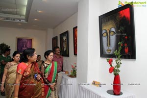 Anisha Tandon Solo Art Exhibition at State Art Gallery