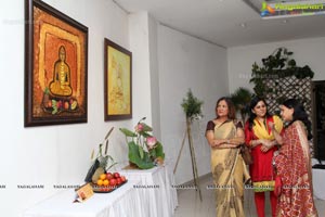 Anisha Tandon Solo Art Exhibition at State Art Gallery