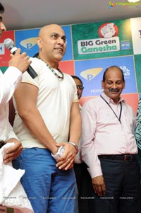 92.7 Big FM Big Green Ganesh - Paper Made Lord Ganesh Idol
