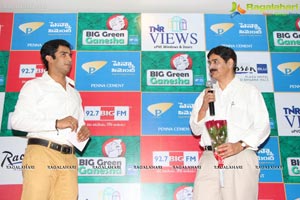 92.7 Big FM Big Green Ganesh - Paper Made Lord Ganesh Idol