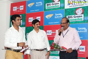 92.7 Big FM Big Green Ganesh - Paper Made Lord Ganesh Idol