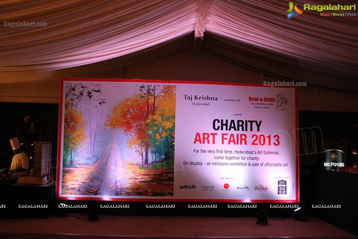 Heal A Child Charity Art Fair 2013 at Taj Krishna