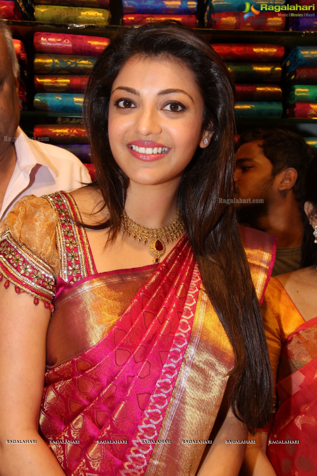 Kajal inaugurates Chennai Shopping Mall at AS Rao Nagar, Hyderabad