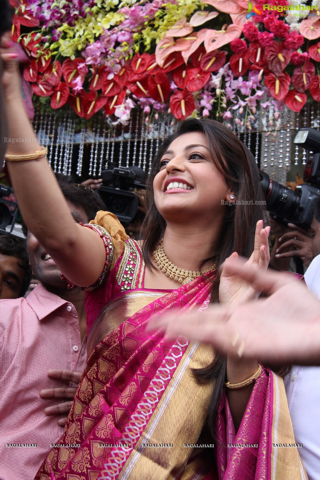 Kajal inaugurates Chennai Shopping Mall at AS Rao Nagar, Hyderabad