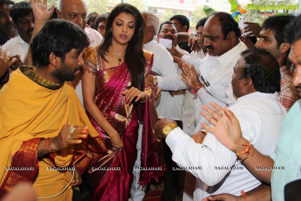 Kajal inaugurates Chennai Shopping Mall at AS Rao Nagar, Hyderabad