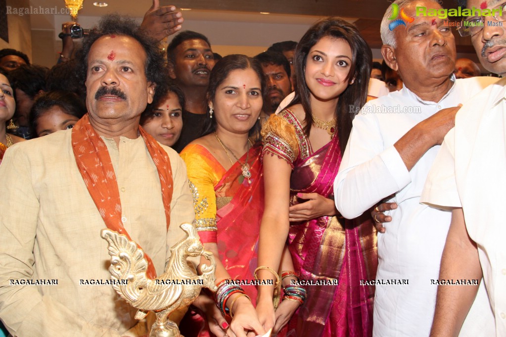 Kajal inaugurates Chennai Shopping Mall at AS Rao Nagar, Hyderabad