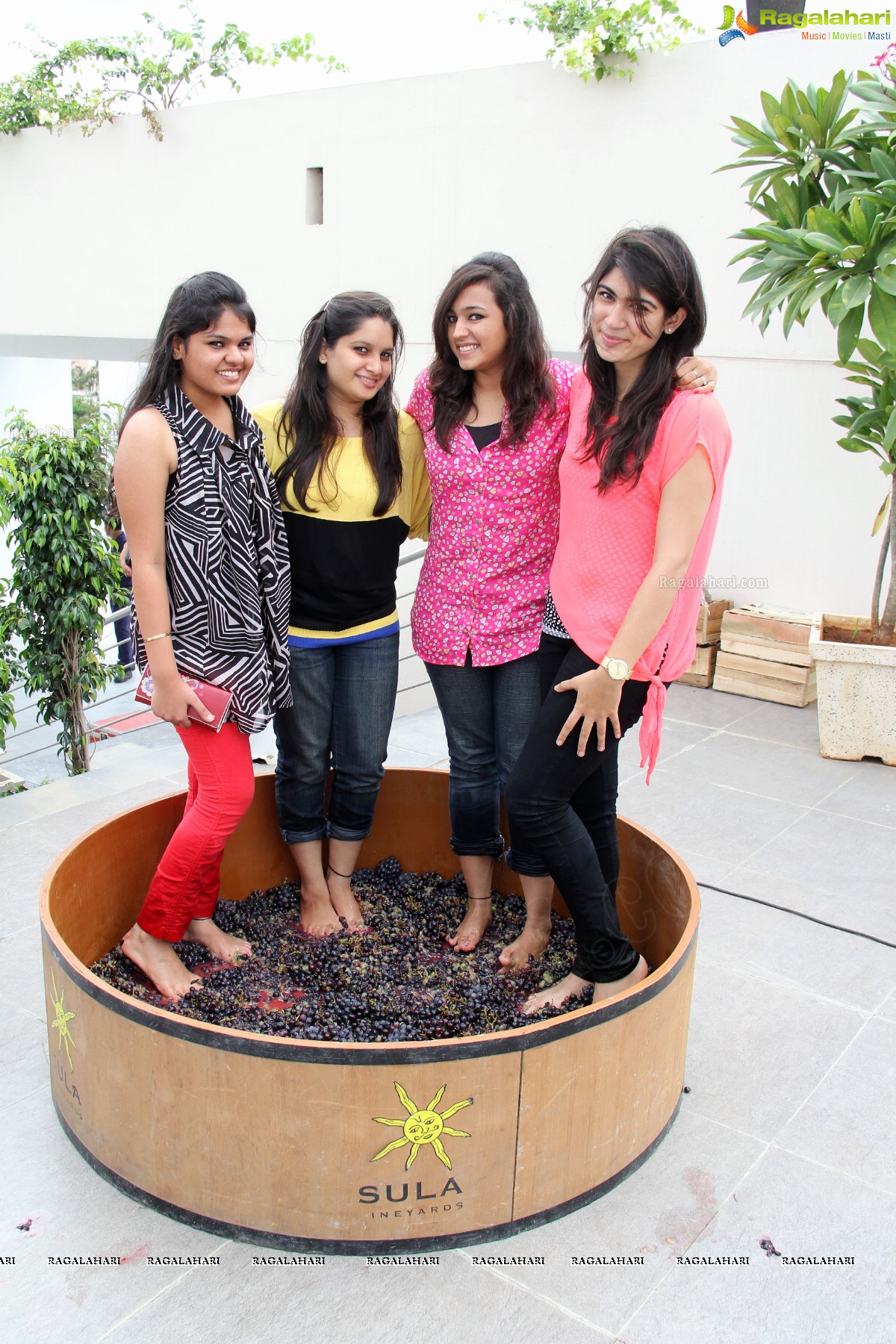 Grape Stomping and Foam Pool Bash by Sula Kishan at Hotel Marigold, Hyderabad