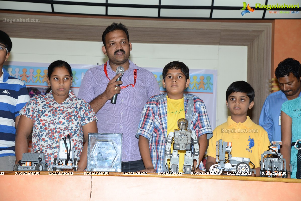 8th Indian Robot Olympiad 2013 Success Meet, Hyderabad