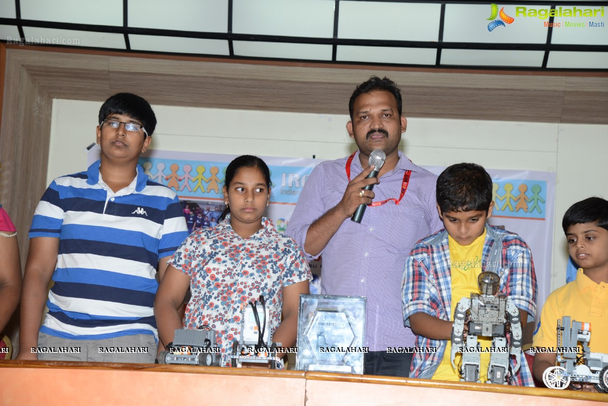 8th Indian Robot Olympiad 2013 Success Meet, Hyderabad