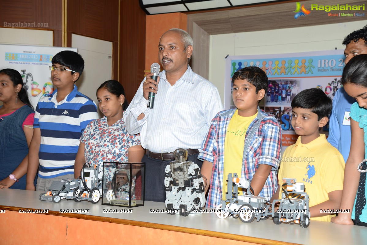 8th Indian Robot Olympiad 2013 Success Meet, Hyderabad