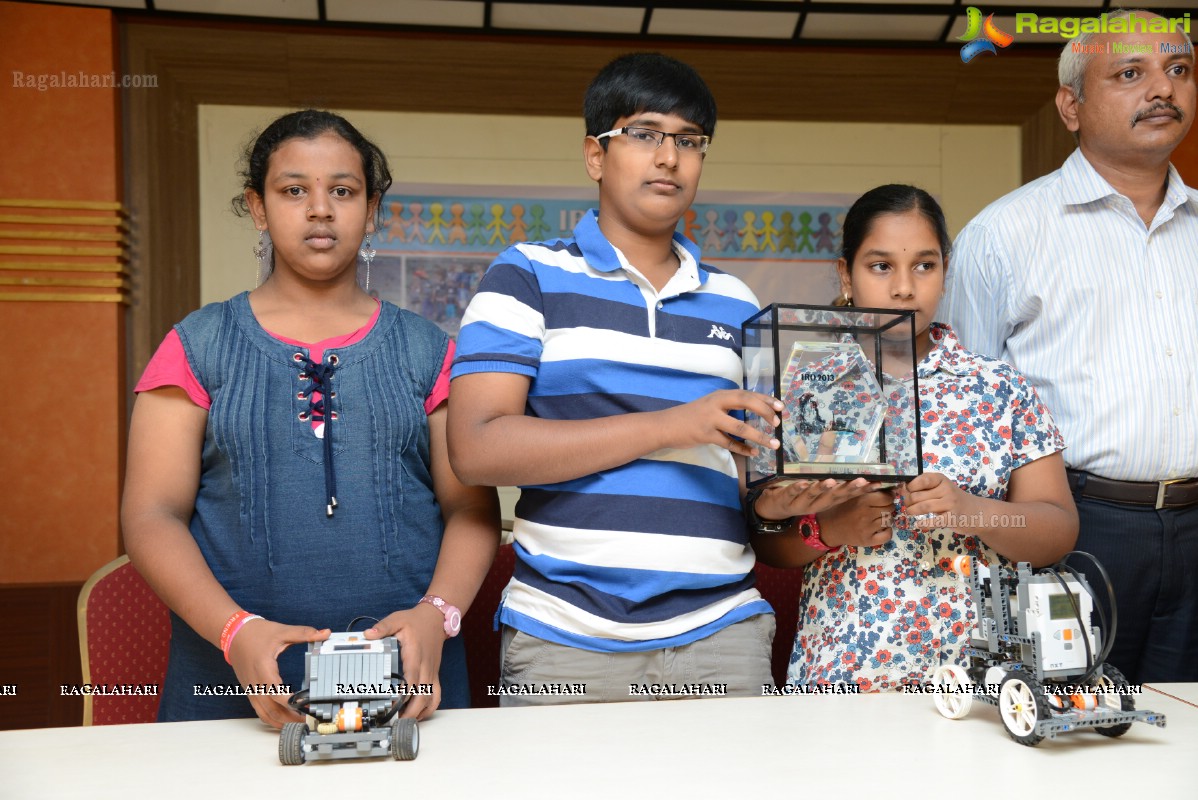 8th Indian Robot Olympiad 2013 Success Meet, Hyderabad