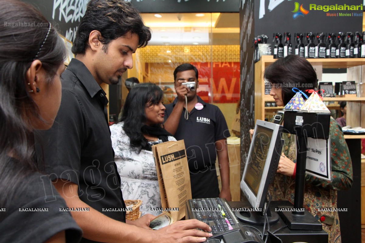 Amala Akkineni launches Charity Pot at Hyderabad Lush Stores