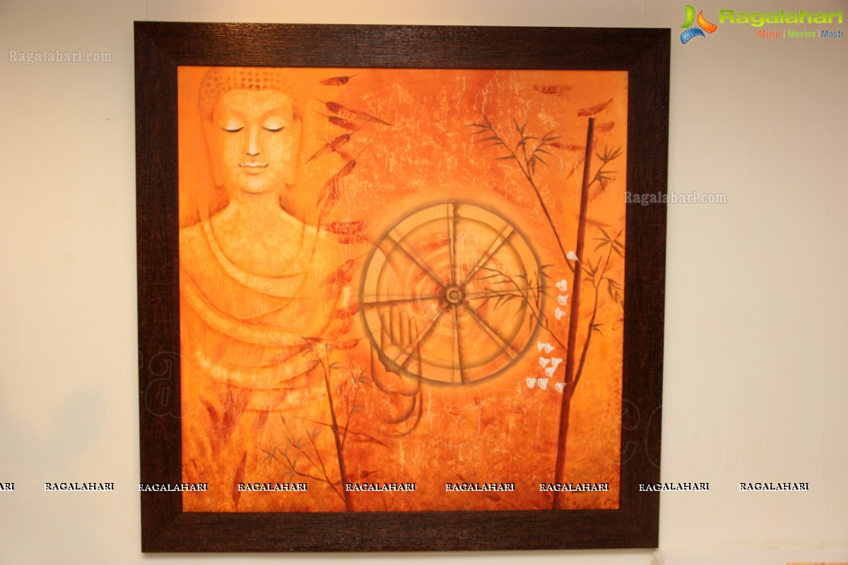 Sama-Sam-Buddha: Solo Art Exhibition by Ms. Anisha Tandon at Muse Art Gallery, Hyderabad