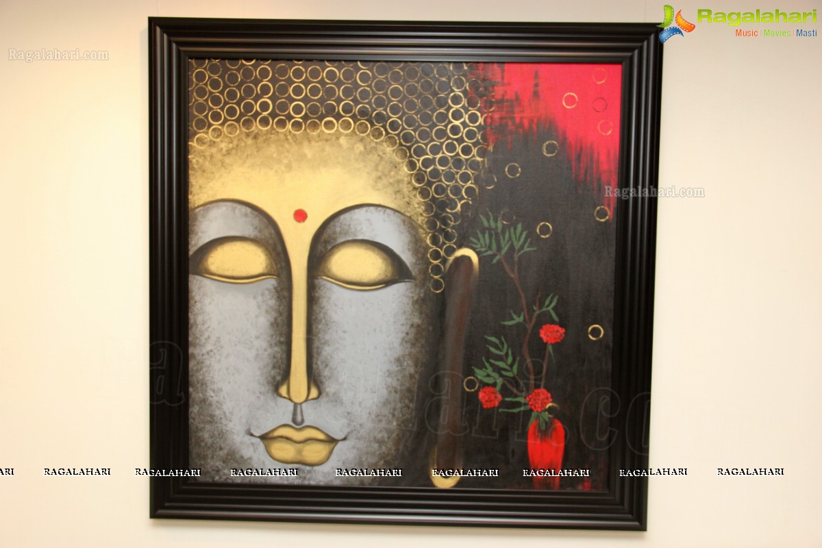 Sama-Sam-Buddha: Solo Art Exhibition by Ms. Anisha Tandon at Muse Art Gallery, Hyderabad