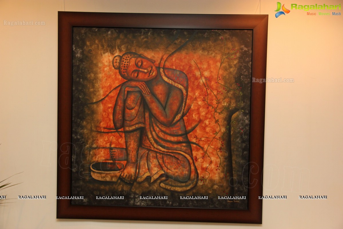 Sama-Sam-Buddha: Solo Art Exhibition by Ms. Anisha Tandon at Muse Art Gallery, Hyderabad