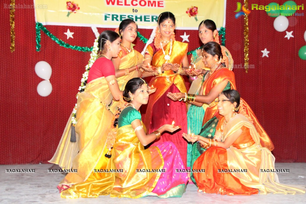 Wesley Degree College For Women 2013 Freshers Day Celebrations, Hyderabad