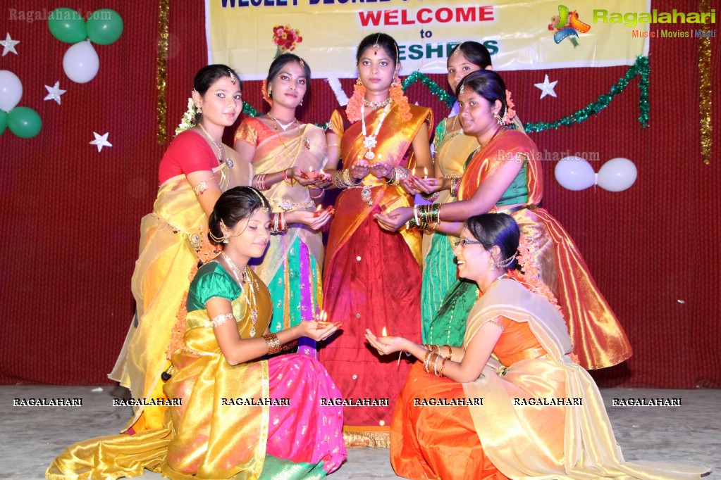 Wesley Degree College For Women 2013 Freshers Day Celebrations, Hyderabad