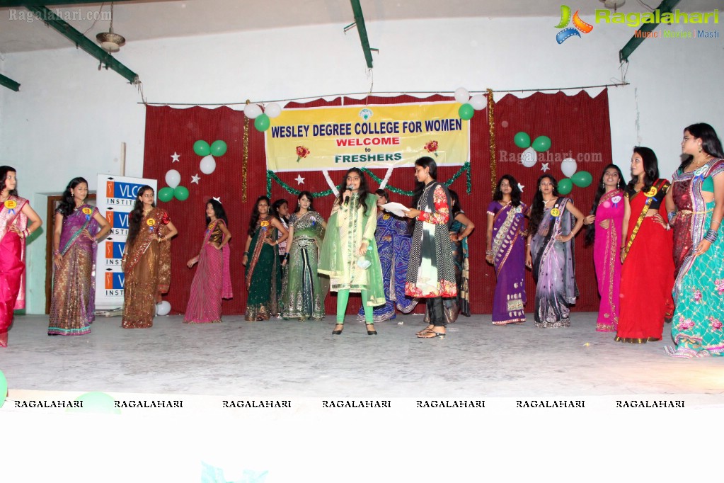 Wesley Degree College For Women 2013 Freshers Day Celebrations, Hyderabad