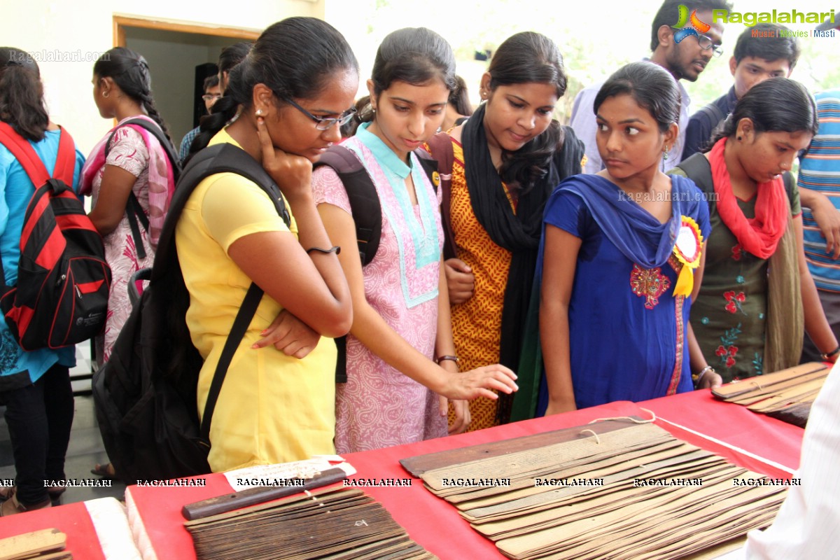 Ancient Manuscripts Exhibition at Bhavan's Vivekananda College, Hyderabad