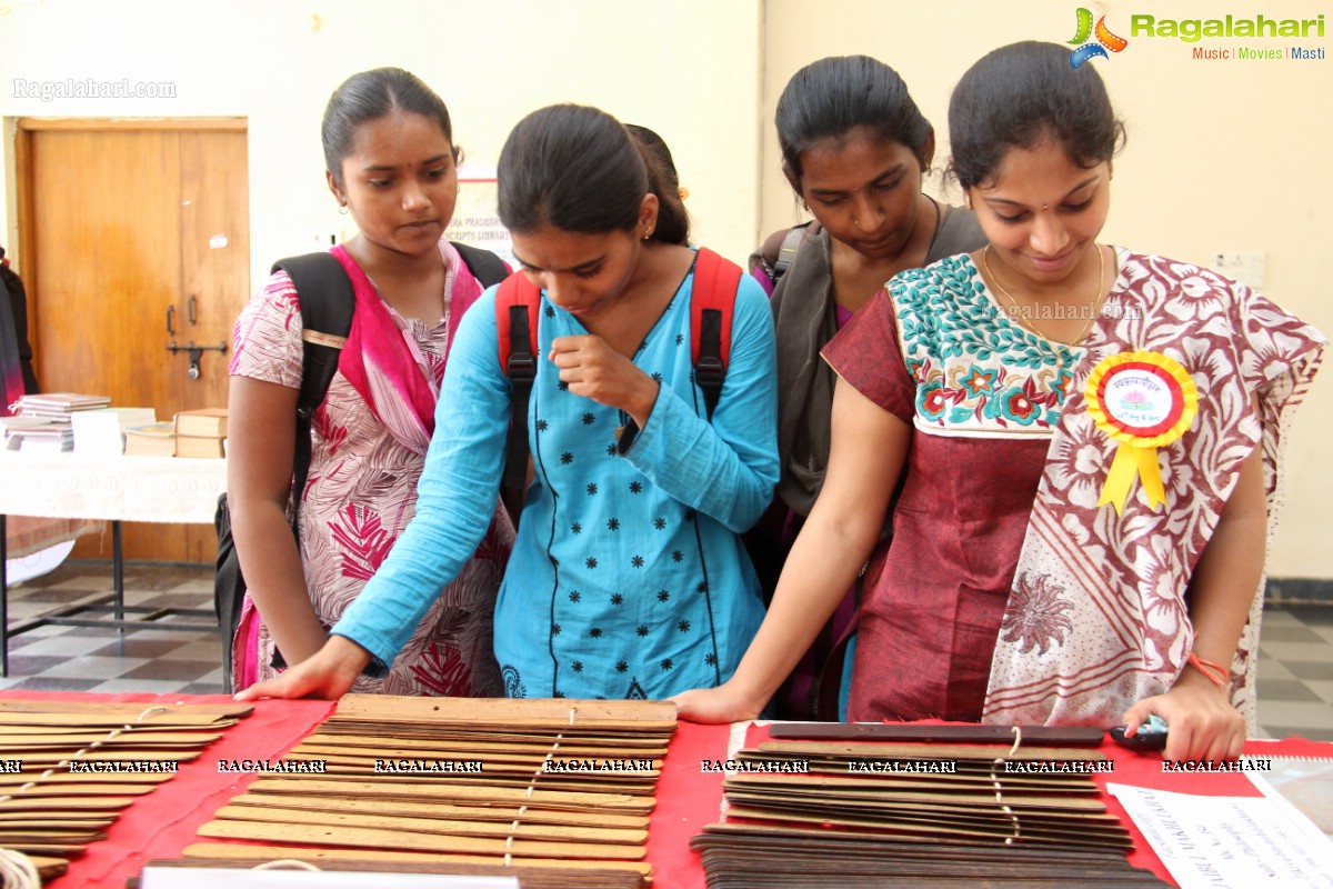 Ancient Manuscripts Exhibition at Bhavan's Vivekananda College, Hyderabad