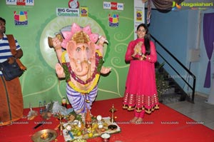 BIG Green Ganesha