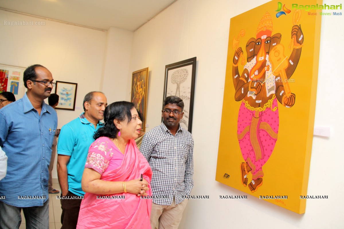 Chitramayee - 108 Ganesha Art Exhibition at State Art Gallery, Hyderabad