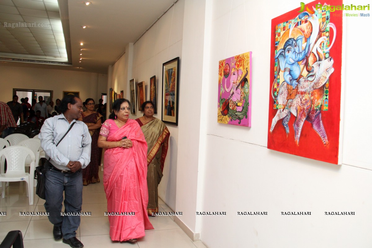 Chitramayee - 108 Ganesha Art Exhibition at State Art Gallery, Hyderabad