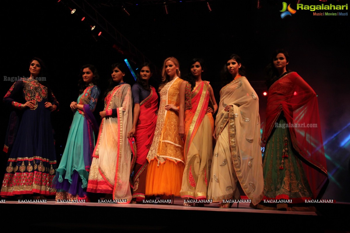 Surat Dreams - Fashion Thrills Fashion Show at HICC, Novotel, Hyderabad