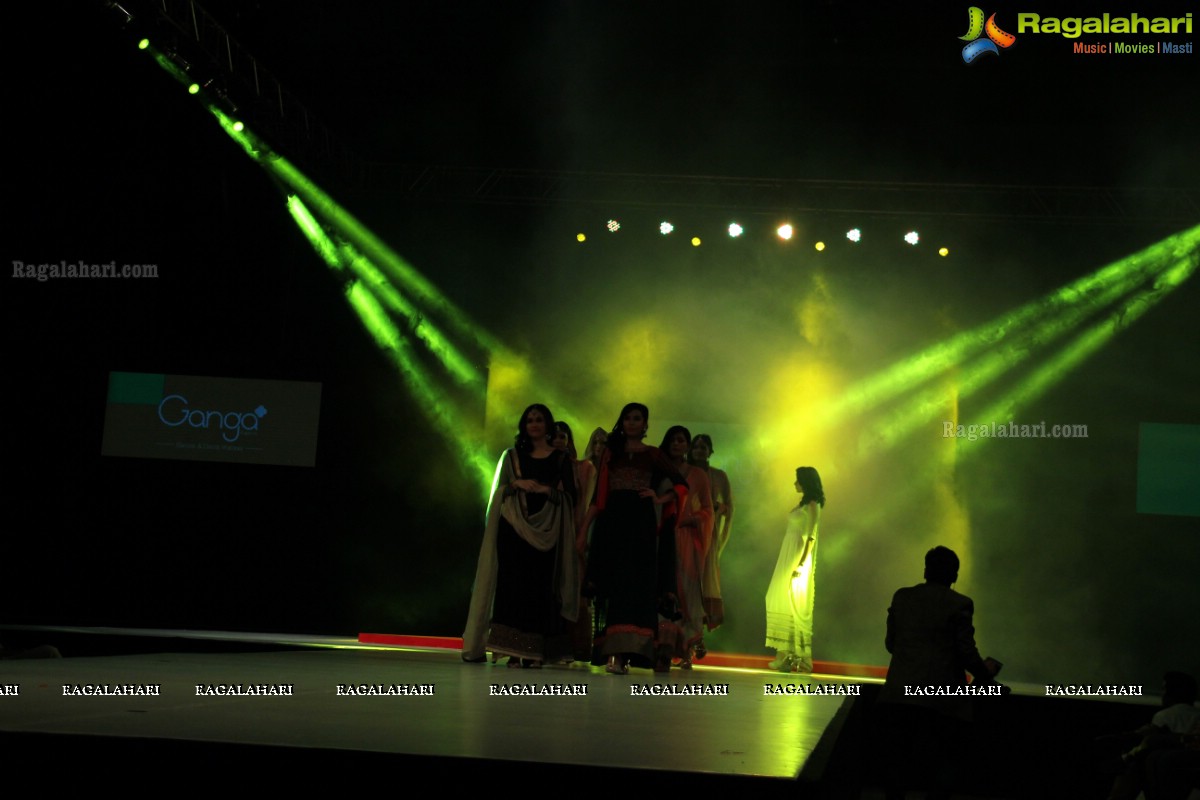 Surat Dreams - Fashion Thrills Fashion Show at HICC, Novotel, Hyderabad