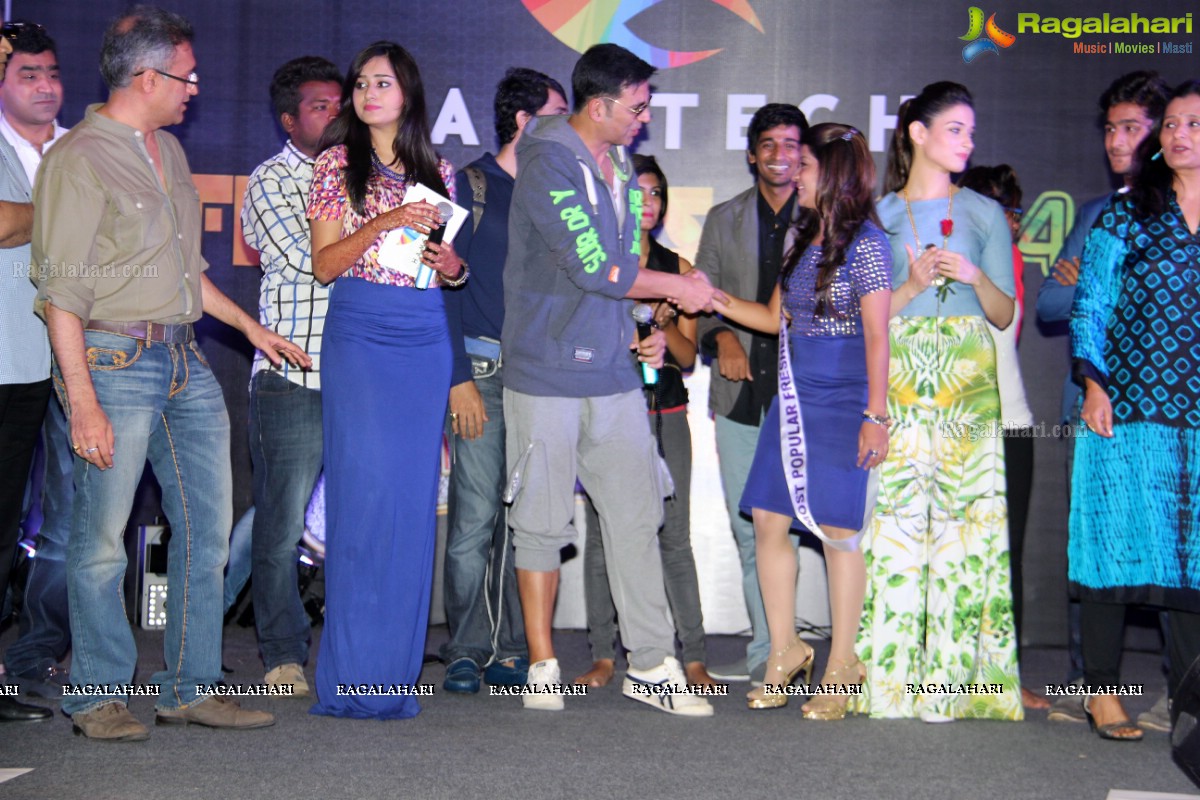 Hamstech Freshers Ball 2014 with Akshay Kumar and Tamannaah