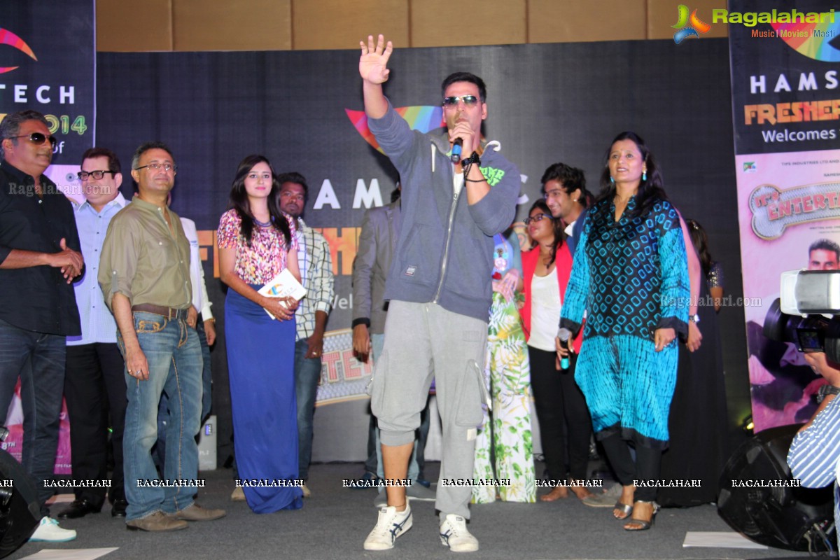 Hamstech Freshers Ball 2014 with Akshay Kumar and Tamannaah