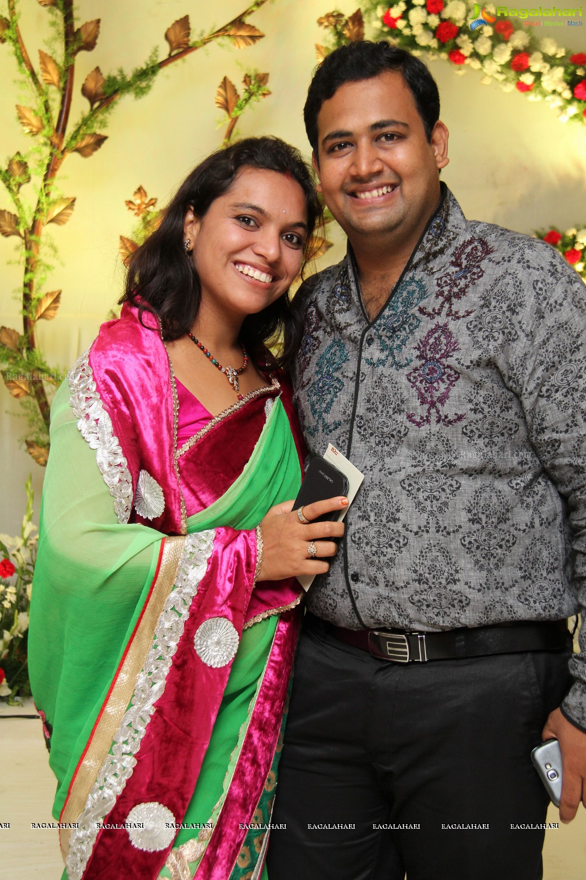 Shobit Bang-Harsha Ladda Wedding Engagement at Rajadhani Hotel