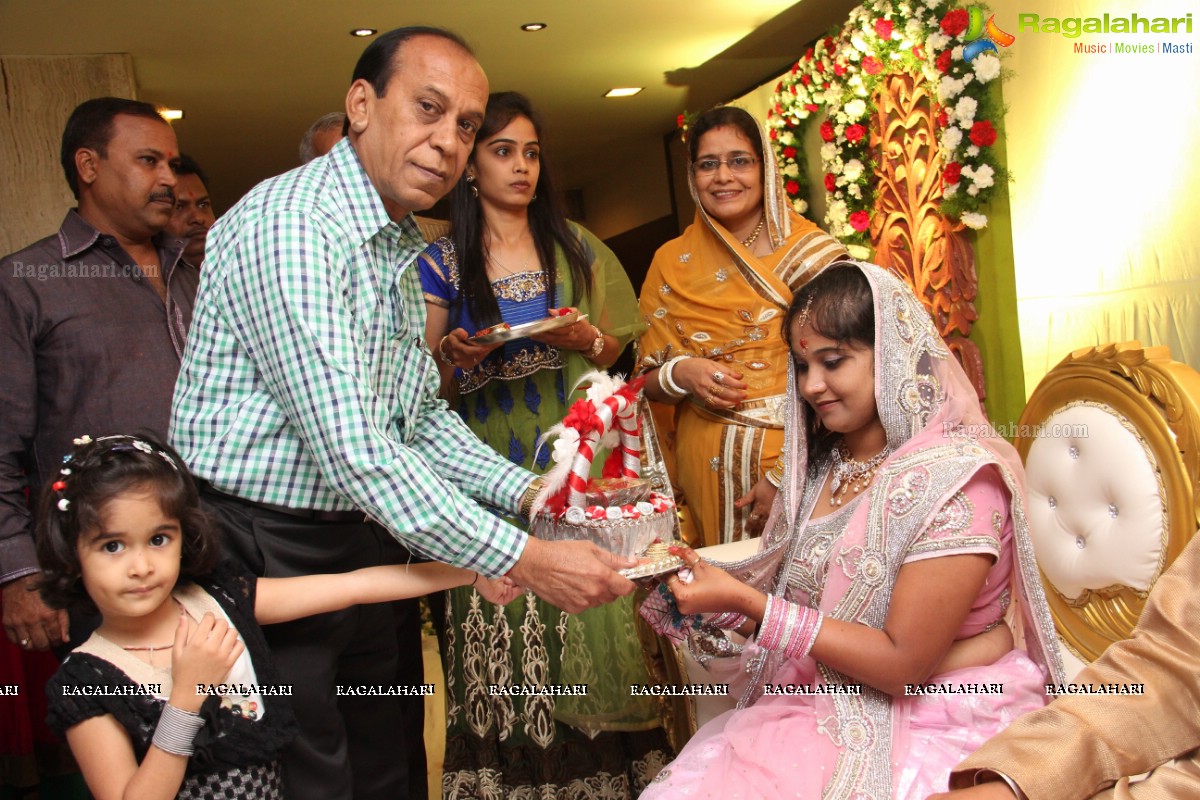 Shobit Bang-Harsha Ladda Wedding Engagement at Rajadhani Hotel